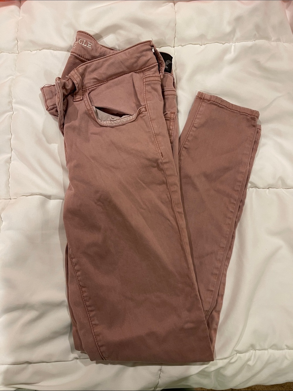 American Eagle Outfitters Mauve Skinny Pants